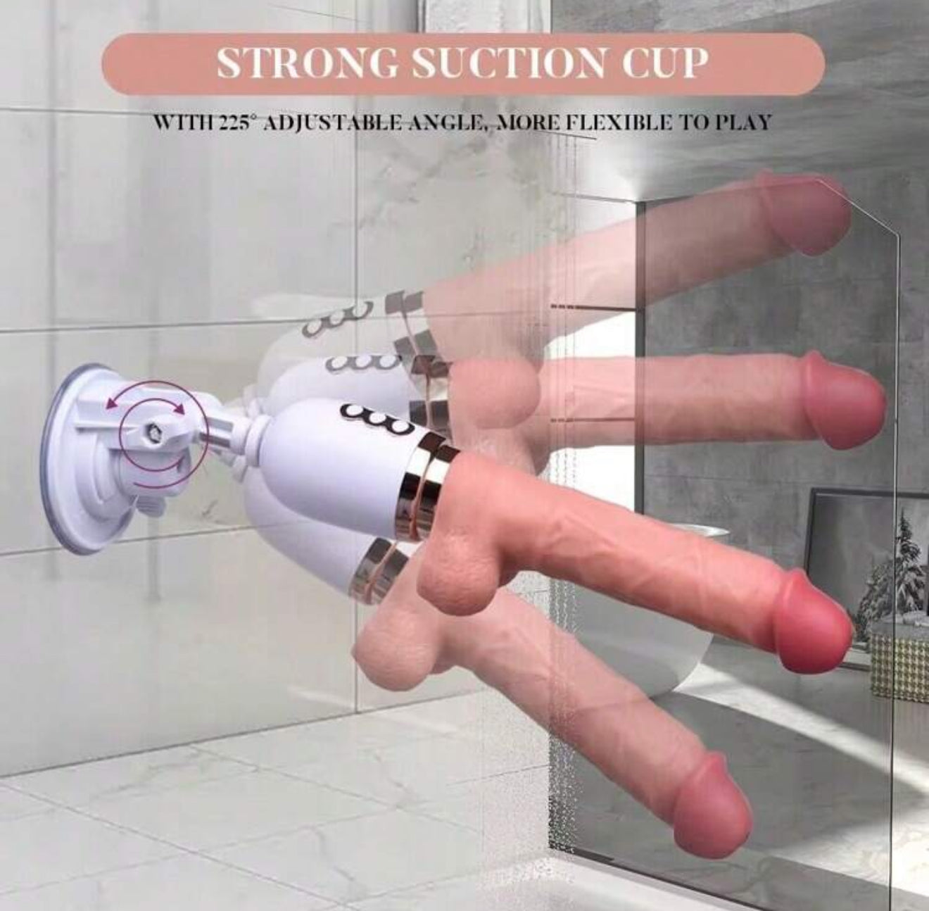 Máquina sexual con dildo realista con 10 modos de vibración y empuje para estimulación del punto G, clitoris y anal, control remoto, vibrador de silicona, juguete sexual para adultos
(Cod. Realista01)