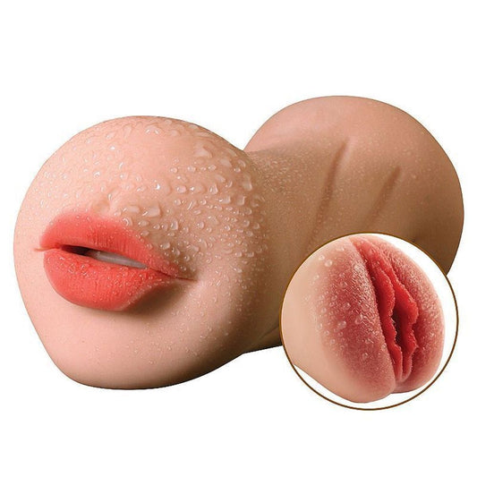 Masturbador Realista de Hombre (Boca y Vagina)(Cod.Du-61)
